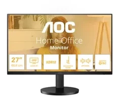 Monitorius AOC U27B3AF 27 colių UHD 3840x2160 60Hz HDR10 HDMI 2.0 DisplayPort 1.4 juodas