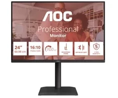 Monitorius AOC X24E4U 24 colių IPS FHD 100 Hz 16:10 4 ms 300 cd/m2 D-SUB HDMI DOO USB 3.1 HUB USB