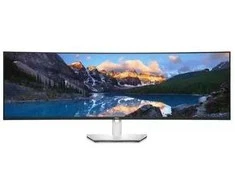 Monitorius DELL UltraSharp U4924DW LED ekranas 124,5 cm (49") 5120 x 1440 px 5K Ultra HD LCD Juodas, Sidabrinė