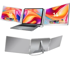Monitorius Extralink Smart Life S688 14" | Nešiojami nešiojamojo kompiuterio monitoriai | 2 monitoriai, IPS, 1920x1200