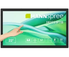 Monitorius Hannspree HO221PTB signage display Płaski panel Digital Signage 54,5 cm (21.4") LCD 600 cd/m2 Full HD Juodas Ekran dotykowy