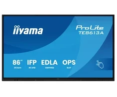 Monitorius IIYAMA 86 colių iiWare21E EDLA – „Google“ GMS programos „Android 14“ 16, 2026 m. vasara, „Octa-core“ SOC 6/128GB 40 taškų „PureTouch IR+“
