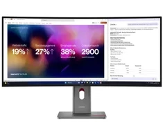 Lenovo ThinkVision P40WD-40 monitorius komputerowy 100,8 cm (39.7") 5120 x 2160 px LCD Juodas