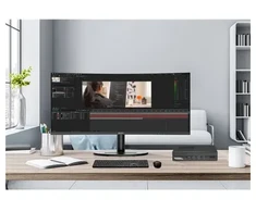 Monitorius MSI Modern MD342CQP 34 colių VA UWQHD lenktas 120 Hz 300 cd/m2 1 ms 2xHDMI2.0 DP USB-C DP ALT PD98W garsiakalbiai reguliuojamas aukštis