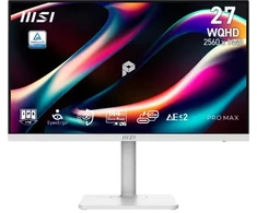 MSI PRO MAX 271QPHW E14 kompiuterio monitorius 68,6 cm (27") 2560 x 1440 px Wide Quad HD LCD baltas