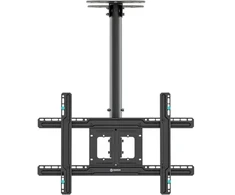 ONKRON Ceiling mount for TV 32"-80" max 68 kg, tilt-swivel, juodas