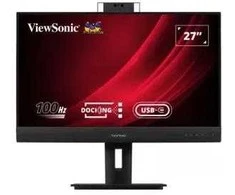 Monitorius „Viewsonic VG“ serijos VG2757V-2K LED ekranas, 68,6 cm (27 colių), 2560 x 1440 pikselių, „Quad HD“, juodas