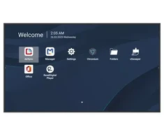 Monitorius VIEWSONIC ViewBoard LED didelio formato ekranas 55 colių 3840x2160 500 nitų Android 14 24/7 USB-C 4/32GB 2x10W garsiakalbiai horizontaliai