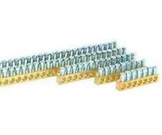 Morek Žalvarinė gnybtų juosta BB142-10, 142 bėgeliai, 1,5-16 mm², 63A, 1 m MAD0142E21