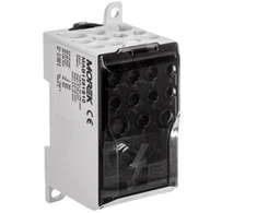 Morek MAB1281S10 Paskirstymo blokas OJL280A juodas įėjimas: 1xAl/Cu 35-120 išėjimas: 2x6-35mm2/5x2,5-16mm2/ 4x2,5-10mm2 1000V MAB1281S10