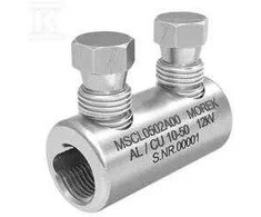 MOREK Sraigtinė jungtis MSCL50 Al/Cu 10-50mm² 12kV 2x aliuminio atplėšiamas varžtas MSCL0502A00