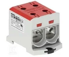 Morek OTL150-2 jungtis, raudona, 2xAl/Cu, 25-150mm2, 1000V AC / 1500V DC, universalus gnybtas, MAA2150R10