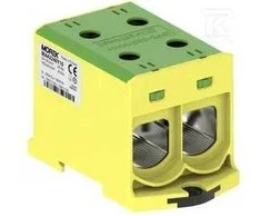 MOREK OTL240-2 jungtis, geltona-žalia spalva 2xAl/Cu 35-240mm2 1000V Universalus gnybtas MAA2240BY10
