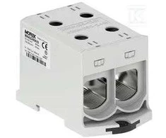 MOREK OTL240-2 jungtis, pilka spalva 2xAl/Cu 35-240mm2 1000V Universalus gnybtas MAA2240A10