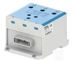 MOREK OTL300-3B jungtis mėlyna 3xAl/Cu95-300mm2 6x1x40 1000V AC/1500 DC Universalus gnybtas su įvadu lanksčiai šynai MAA3300B20