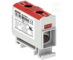MOREK bėgio jungtis raudona 1,5-50 mm Morek MAA1050R10