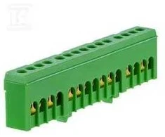 Morek Simet Clamp on TS35 izoliated protection PE 15x16mm2 žalias 870S- 15FS (89825005)