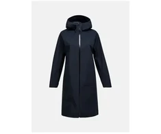 Peak Performance Treeline Shell Parka moteriškas lietpaltis - juodas, dydis: M
