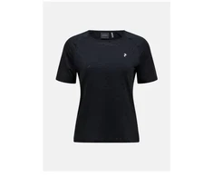 Moteriški marškinėliai PEAK PERFORMANCE W Discover T-Shirt spalva juoda - S