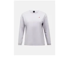 Moteriški marškinėliai PEAK PERFORMANCE W Trail Longsleeve spalva pilka - M