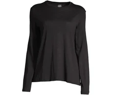 Moteriški marškinėliai treningowa CASALL Soft Texture Long Sleeve juoda