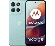 „Motorola Moto G15“ 17,1 cm (6,72 colio) Dviguba SIM kortelė „Android 15“ 4G USB C tipo 8 GB 128 GB 5200 mAh Mėlyna