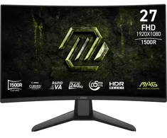 MSI MAG 274CF X24 monitorius komputerowy 68,6 cm (27") 1920 x 1080 px Full HD Juodas