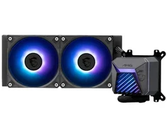 MSI MAG Coreliquid A15 240 Pagrindinė plokštė, Procesorius Skysčio aušintuvas all-in-one 12 cm Juoda 1 vnt.