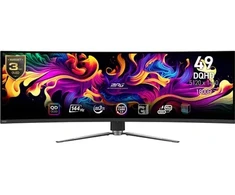 MSI MPG 491CQPDE QD-OLED monitorius komputerowy 124,5 cm (49") 5120 x 1440 px DQHD Juodas