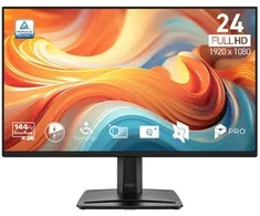 MSI Pro MP245 E14VL monitorius komputerowy 60,5 cm (23.8") 1920 x 1080 px Full HD LCD Juodas