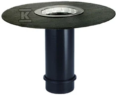 Uždedamas elementas D-125/300MM su bitumine hidroizoliacija(HL65H)