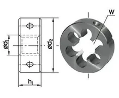 NARZYNKA G 3/8" DIN-24231 (A) HSS 800