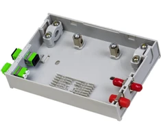 Sieninė paskirstymo dėžutė (4xSC simplex / 4xLC duplex) ALANTEC