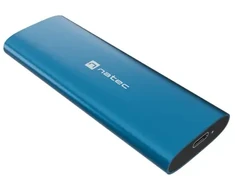 NATEC išorinis SSD diskų dėklas Rhino M.2 NVME Lite USB C 3.2 Gen 2 Horizon Mėlyna
