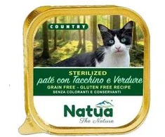 NA2 NATUA Country Sterilised kalakutiena with vegetables – šlapias kačių maistas – 100g