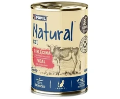NATURAL Veal with vištiena liver - wet cat food - 400g