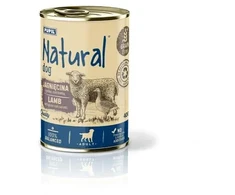 NATURAL ėriena with goose and carrots - wet dog food - 400g