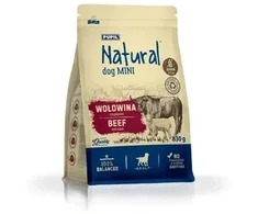 NATURAL jautiena su ėriena Mini - dry dog food - 830g
