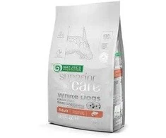 „Nature's Protection Baltas Dogs“ be grūdų sausas sausas sausas maistas suaugusiems mažų ir mini veislių šunims, 10 kg