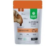 Nature's Protection Nature’s Protection SUPERIOR CARE Raudona Coat begrūdis Adult lašiša&Krill 85g