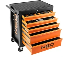 Neo Tools Dirbtuvių spintelė, 5 stalčiai + 117 įrankių