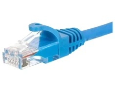 NETRACK BZPAT0P56B Netrack tinklo laidas RJ45, lieta apsauga, kat. 6 UTP, 0,5 m mėlynas