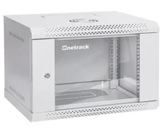 „NetRack“ spintelė, montuojama ant sienos, RACK spintelė, 19,6U, 400 mm, ECO-Line*, pilkos stiklinės durys