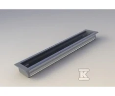 Nextec LED PROFILIS ĮPLAUJAMAS A, 202CM ILGUS, ALU, ANO