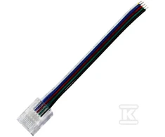 Nextec LED JUOSTOS GREITIS RGBW 5P IP20 10MM T-