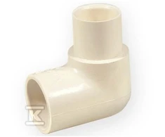 Nibco Alkūnė 4707-805, PVC-C, 1/2″x90°, klijuojama išorė/vidus