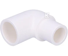 Nibco Alkūnė 409-005, PVC-U, 1/2″x90° klijuojama išorė/vidus