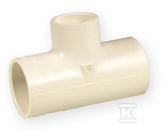 Nibco Trišakis 4711-101, PVC-C, 3/4″x3/4″x1/2″ klijuojamas vidus