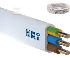 NKT INSTAL YDYPŻO 3X4 Baltas 100M