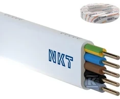 NKT INSTAL YDYPŻO 5X1,5 Baltas 100M